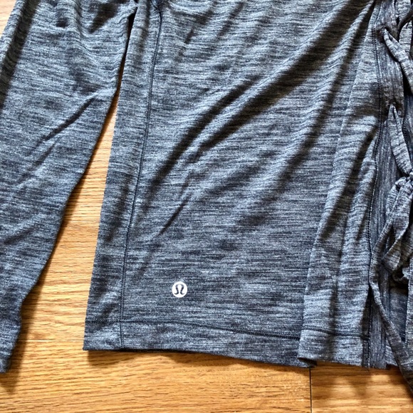 lululemon athletica Tops - Lululemon Lace Up Long Sleeve Shirt
